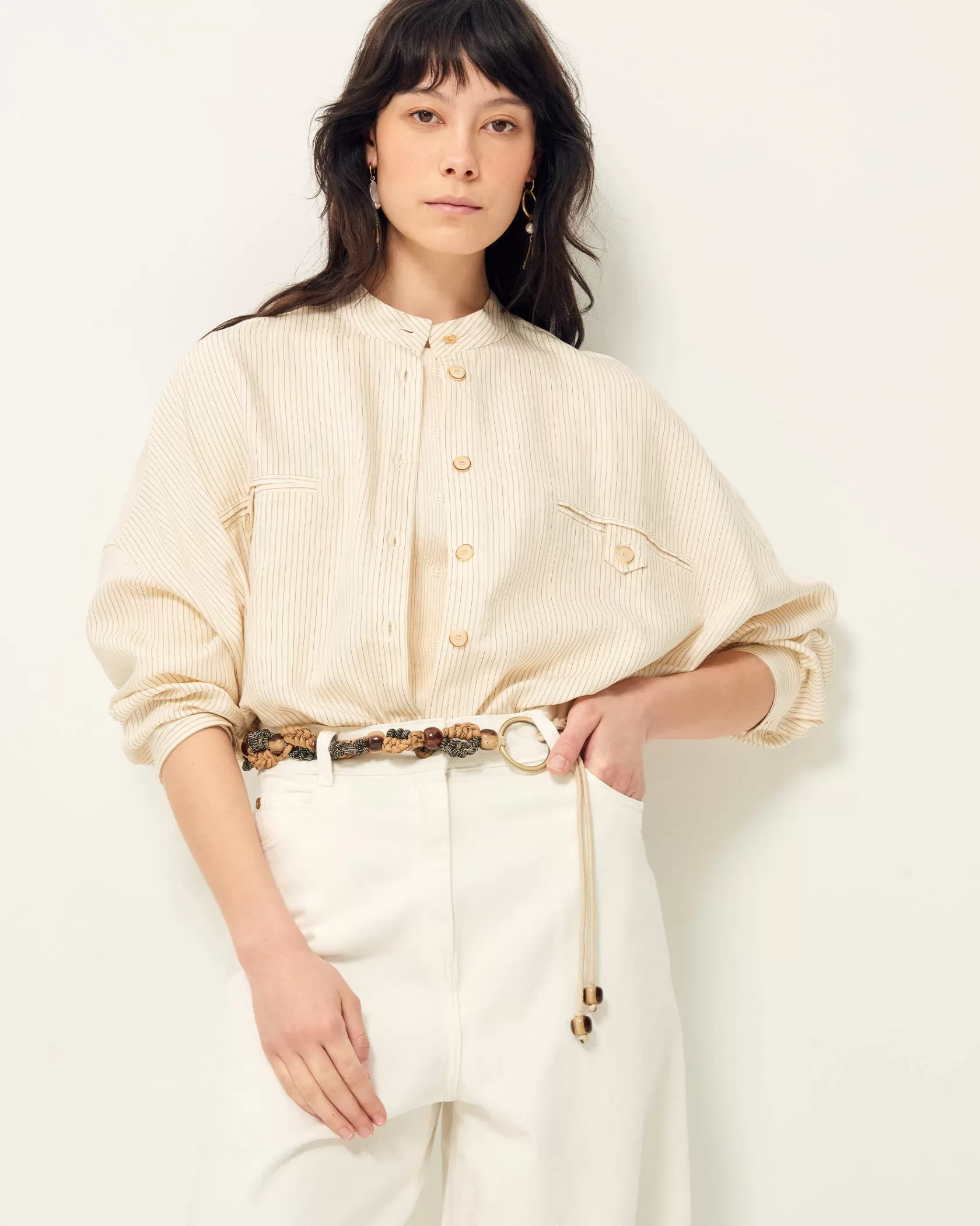 Sessùn Arlo belt Kaki Wood Online