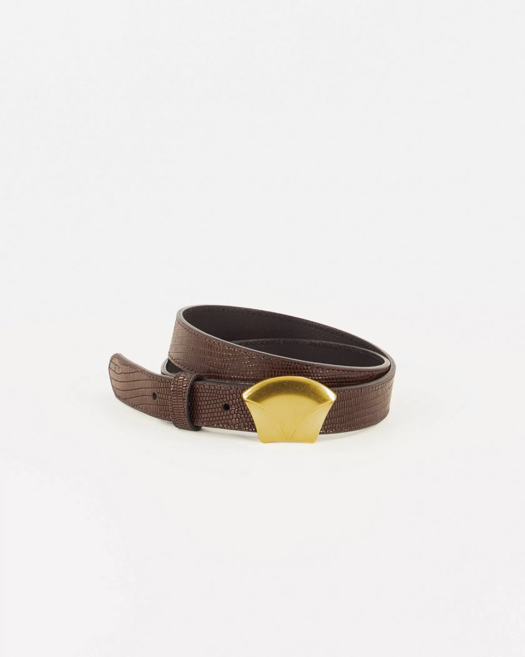 Sessùn Diviluz belt Browny lézard New