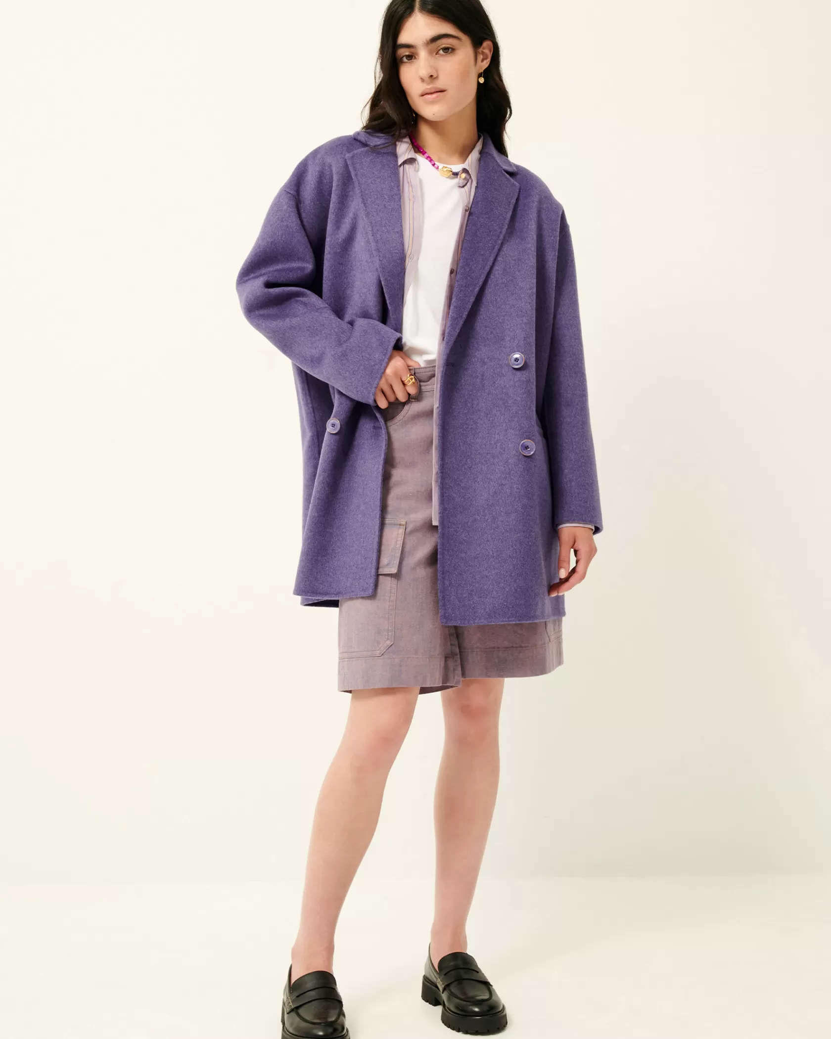 Sessùn Holm coat Orient Blue Online