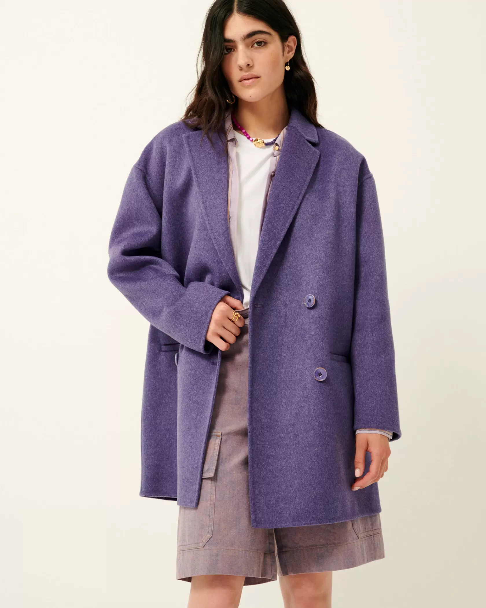 Sessùn Holm coat Orient Blue Online