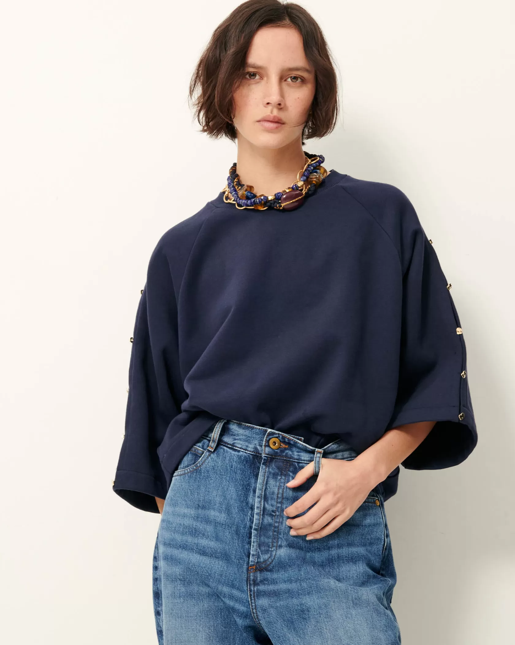 Sessùn Sound sweat Indigo Fashion