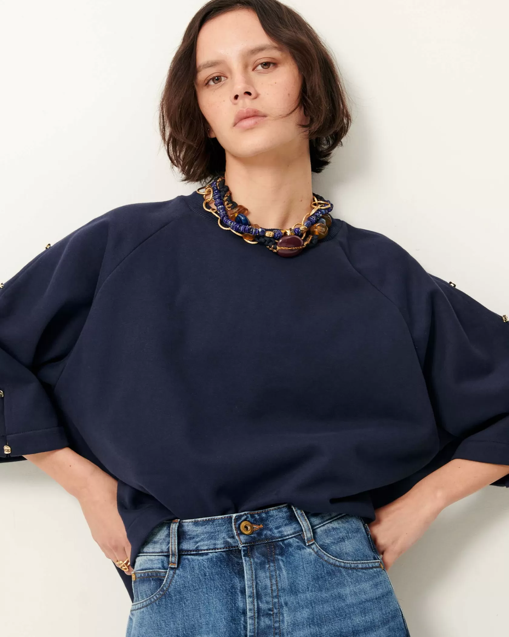 Sessùn Sound sweat Indigo Fashion